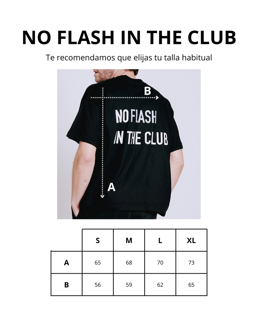 NO FLASH IN THE CLUB